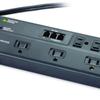 APC Home Office SurgeArrest 8 Outlet with Phone (Splitter) Protection, 120V