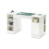 South Shore Crea Collection Craft Table Pure White, Model #7550727