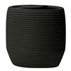 Toothbrush Holder Ribbed - Black