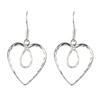 Sterling Silver Heart Earrings