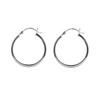 Sterling Silver 24mm Hoop Earrings