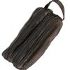 Bond Street, Patch Leather Design Travel Shaving Toiletrie Case,L79003BLK