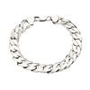 Sterling Silver 8.5" Diamond Cut Curb Bracelet