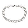Sterling Silver Parallel Curb Bracelet - 8.5"