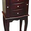 Java finish petite jewellery armoire