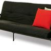 Metal Frame Futon - BLACK