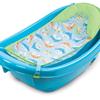 Three-Stage Newborn to Toddler Baby Bath-Blue