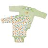 Gerber 2-Pack Long Sleeve Onesies® Green - 0/3M