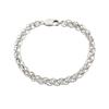 Sterling Silver 7.25" Special Fancy Rope Bracelet