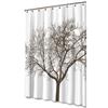Tree Brown Shower Curtain