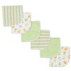 Gerber 6-Pack Terry Washcloths Green