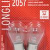 2057LL Long Life automotive miniature bulb 2 pack
