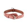 Pink Leather Collar