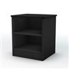 South Shore Smart Basics NightStand, Pure Black, Model # 3070059