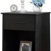 Night Stand - Black Oak Finish