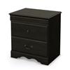 South Shore Vintage Night Stand Ebony, Model # 3187060