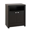 Designer Series 9 2 Door Tall Nightstand Black