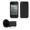 Bone Horn Stand Amplifier, iPhone4 Fashion Case and Screen Protector Bundle