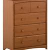 Stork Craft Lily 4 Drw Chest-Oak