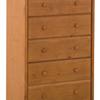 Stork Craft Lily 5 Drw Chest-Oak