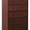 Stork Craft Lily 5 Drw Chest-Cherry