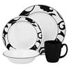 Corelle ® Vive™ Noir 16pc Dinnerware Set