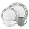 Corelle ® Vive™ Ribbons and Swirls 16pc Dinnerware Set