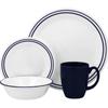 Corelle ® Livingware™ Breathtaking Blue Beads 16pc Dinnerware Set