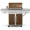 BBQTEK 4 Burner 48,000 BTUs Propane Grill BBQ