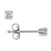 Miadora 1/10 ct Diamond Accent 10 K White Gold Stud Earrings