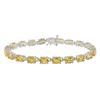 Miadora 14.75 ct Citrine Bracelet in Silver 7.5" in length