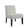 Monarch Beige Diamond Velvet Accent Chair