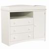 South Shore Changing Table, Pure White Finish