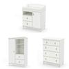 South Shore Moonlight Baby Bedroom Set Pure White