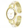 Ladies' two-tone and enamel bangle watch