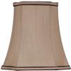 Silver Square Bell, Inverted Cut Corner Softback Table Shade
