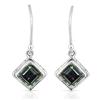 Sterling Silver Green Amethyst Earrings