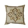 2 Pack. Decorative 16" Throw cushion, Hemmingway Panel Sand