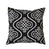 2 Pack Decorative 16" Throw cushion, Mijas Onyx