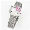 Adult Hello Kitty silvertone analog watch