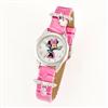 Adult Minnie Mouse pink croco with charms