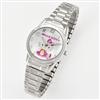 Adult Hello Kitty silvertone expansion analog watch