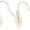 10kt yellow "Leaf" earring