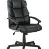 Monarch Black Leather-Look " Scale Back " Office Chair