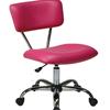 Office Star Vista Task Office Chair - Pink Vinyl