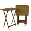5 Piece Tray Table Set