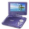 Sylvania 7-Inch Portable DVD Player with Car Bag/Kit, Swivel Screen, USB/SD Card Reader - Purple