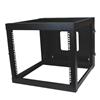 Startech 8U 22" Depth Hinged Open Frame Wall Mount Server Rack (RK819WALLOH)