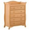 Stork Craft Aspen 5-Drawer Chest (03582-61N) - Natural