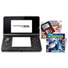 Nintendo 3DS with Starfox 64 3D and Crosswords Plus - Black